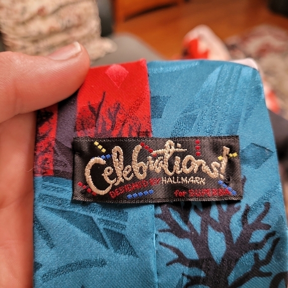 Hallmark Celebrations Skeleton Print Tie - Picture 2 of 4